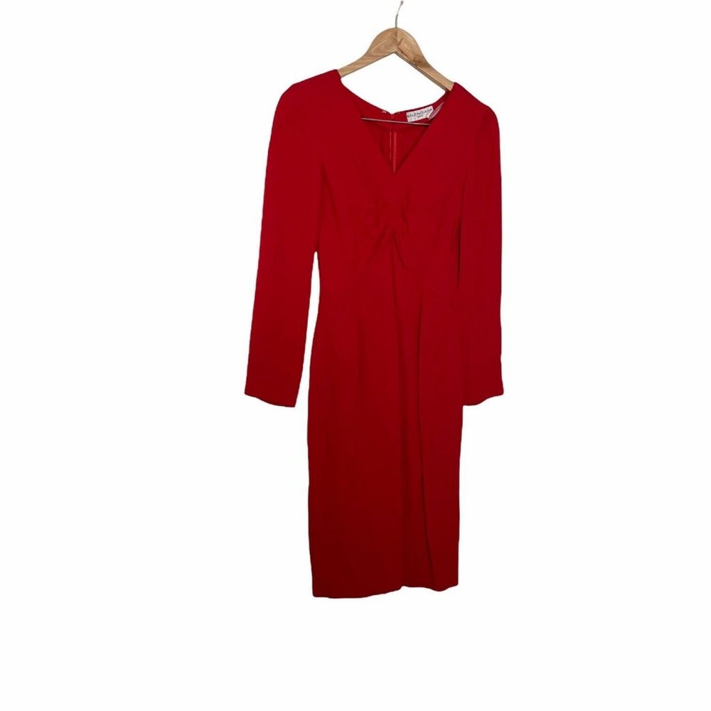 Vintage 90s Balenciaga Red Dress 38